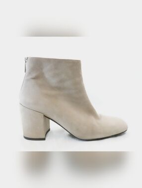 STUART WEITZMAN Bacari Light Slate Gray Suede Ankle Boots, size 9½
